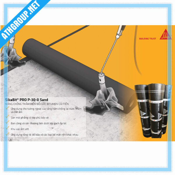 Thi công màng chống thấm SikaBit PRO P-30-0 Sand