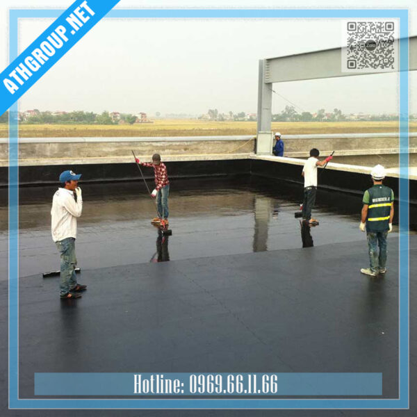 Hình ảnh thi công chống thấm Sikaproof Membrane