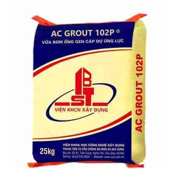 AC GROUT 102P | VỮA BƠM ỐNG GEN ĐỘ BỀN VÀ TÍNH LINH HOẠT CAO