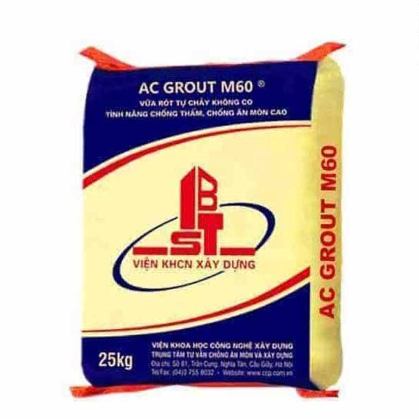 AC GROUT M60 | VỮA RÓT TỰ CHẢY KHÔNG CO