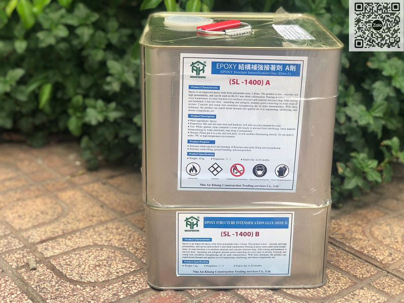 KEO NHỰA EPOXY SL-1400 - NHỰA EPOXY, 2 THÀNH PHẦN