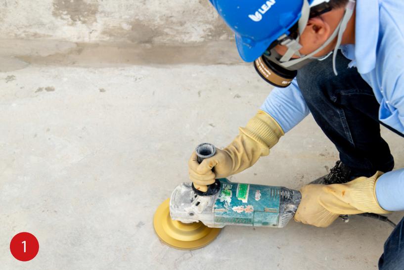 Bước 1: Công tác chuẩn bị bề mặt