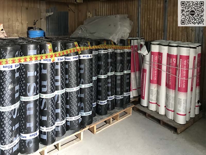 Màng chống thấm BiSure có nhiều ứng dụng trong ngành xây dựng: