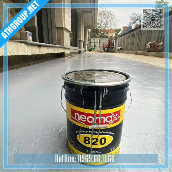 Thực tế thi công sơn chống thấm Neomax 820