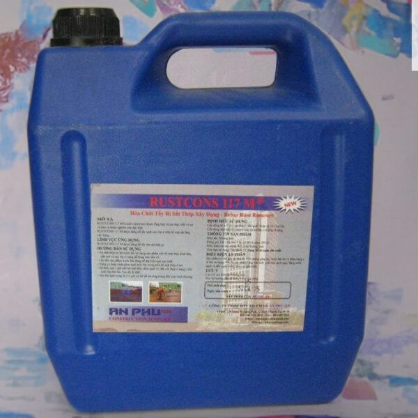 RUSTCONS 117 M - HOÁ CHẤT TẨY GỈ SẮT THÉP XÂY DỰNG