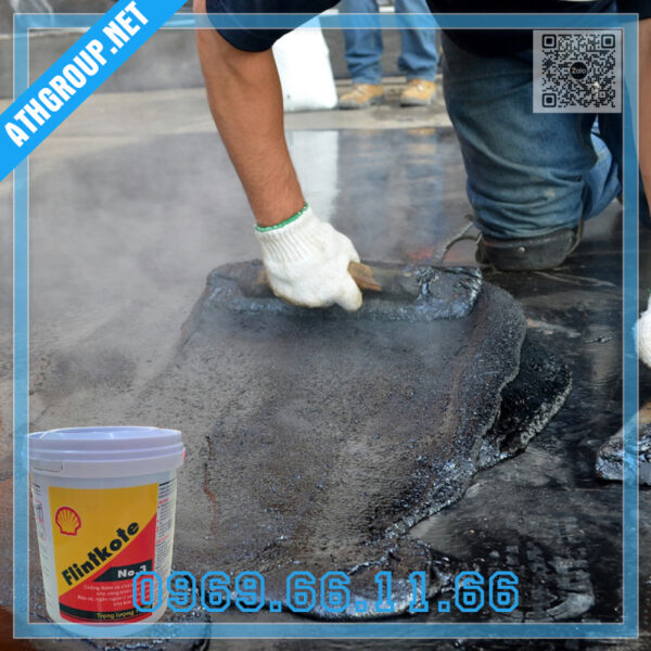 Thi công cán nền sàn công nghiệp sử dụng Shell Flintkote No 3
