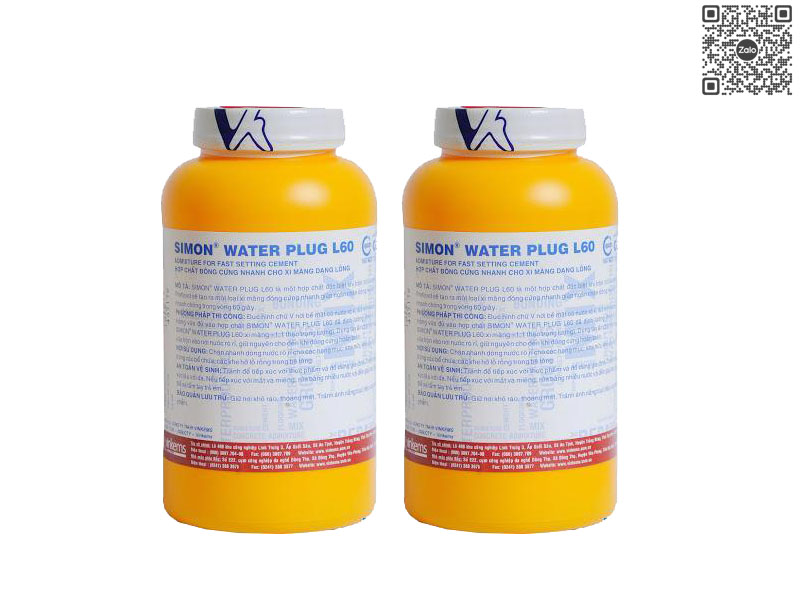 VINKEMS WATERPLUG L60 | HỢP CHẤT ĐÔNG CỨNG NHANH DẠNG LỎNG
