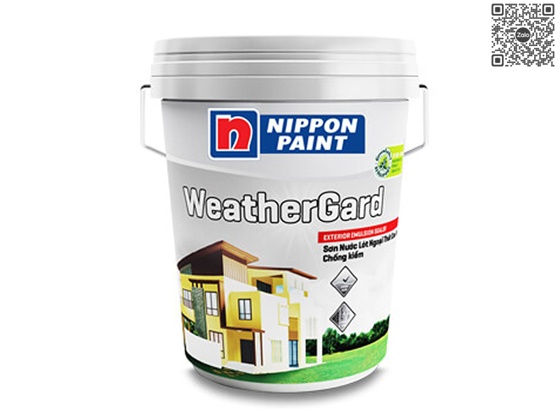 NIPPON WEATHERGARD - SƠN NGOẠI THẤT CAO CẤP, CHỐNG PHAI MÀU, CHỐNG THẤM NƯỚC