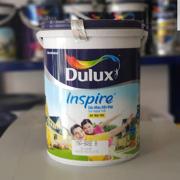 DULUX INSPIRE NGOẠI THẤT 79A MỜ 18 LÍT | SƠN NGOẠI THẤT CHO NGÔI NHÀ SÁNG ĐẸP