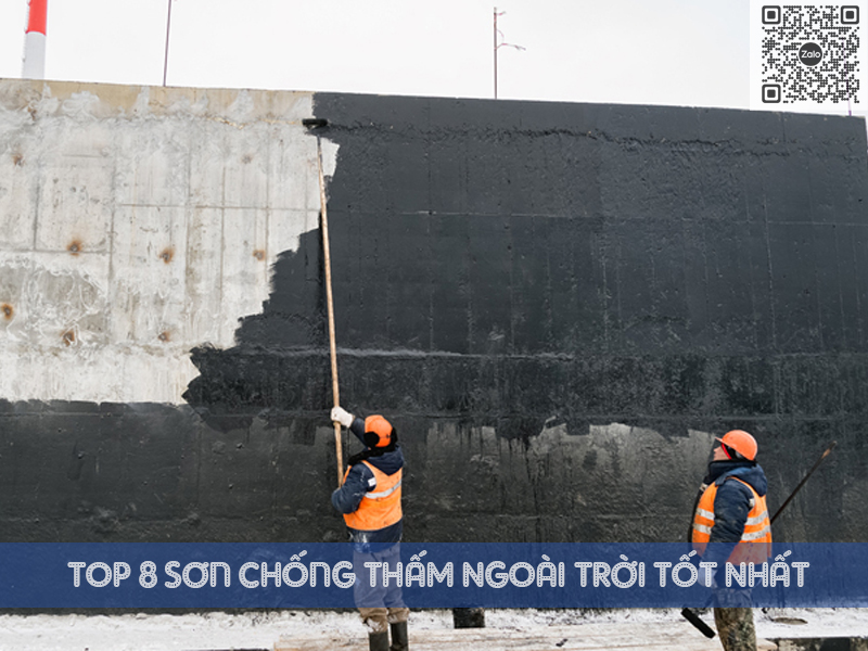 Quy trình thi công sơn chống thấm ngoài trời