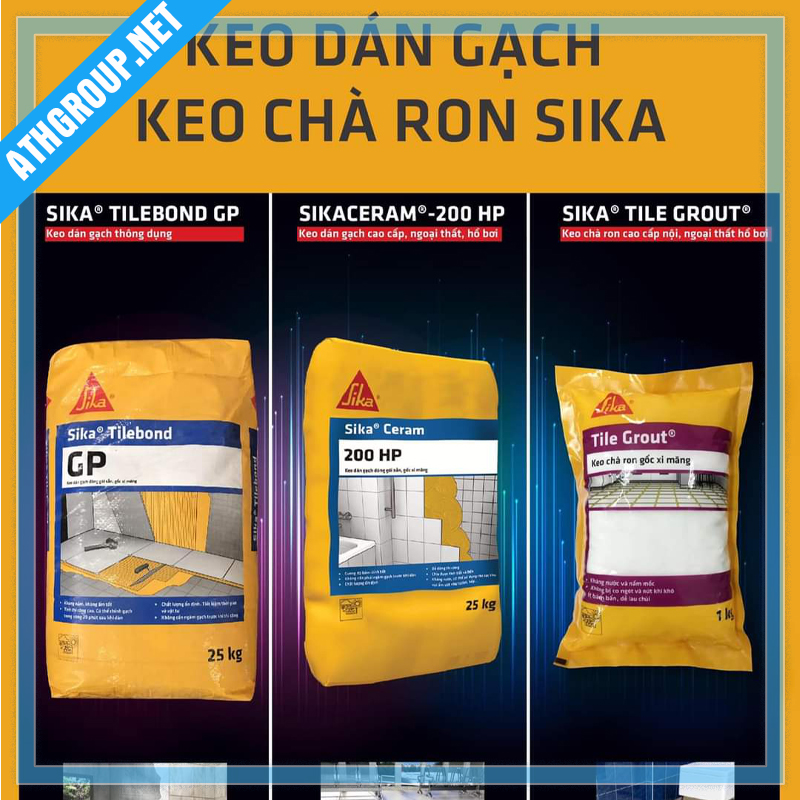 Top 3 Keo dán gạch Sika bán chạy nhất