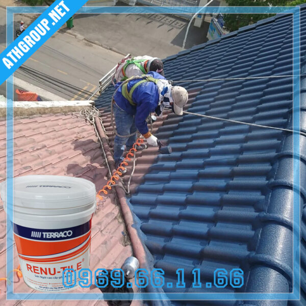 TERRACO RENU-TILE | Sơn Ngói Acrylic Chất Lượng Cao - Ảnh 3