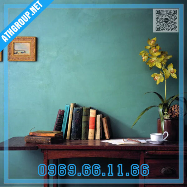 Hình ảnh thi công Sơn ánh ngọc trai Terraco Velvet-Tex