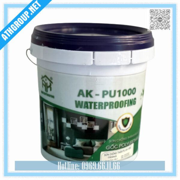 CHỐNG THẤM AK- PU1000 | HỢP CHẤT CHỐNG THẤM CAO CẤP ĐÀN HỒI GỐC NƯỚC