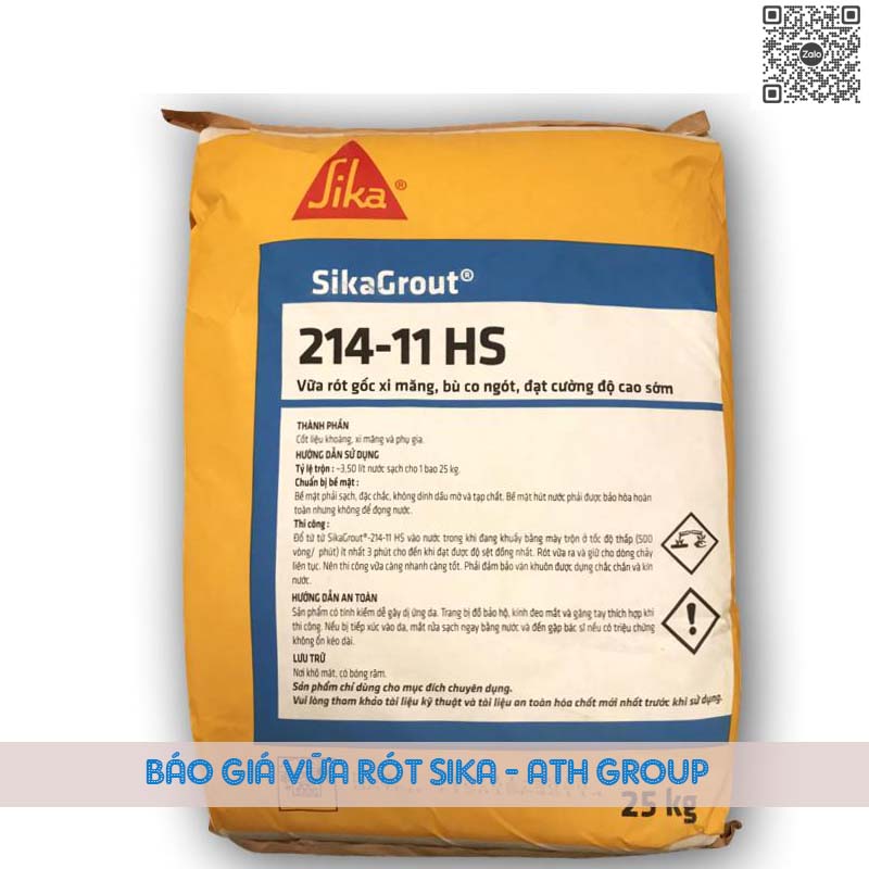 Vữa rót SikaGrout 214-11 HS