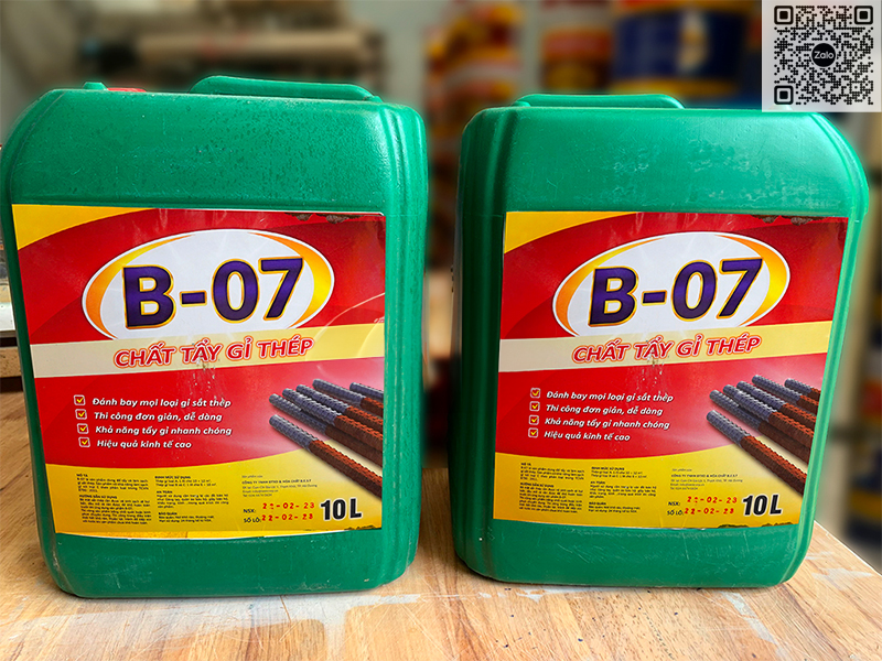 B-07 | CHẤT TẨY GỈ SẮT THÉP