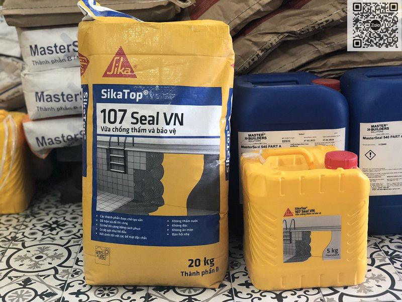 Sản phẩm màng chống thấm đàn hồi Sikatop Seal 107