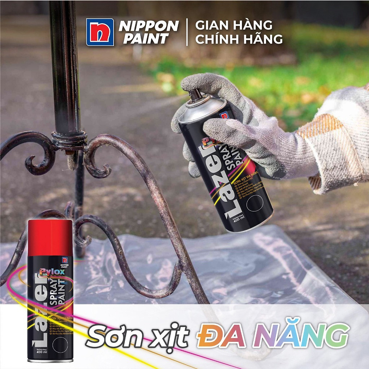 Sơn xịt Nippon Pylox Lazer