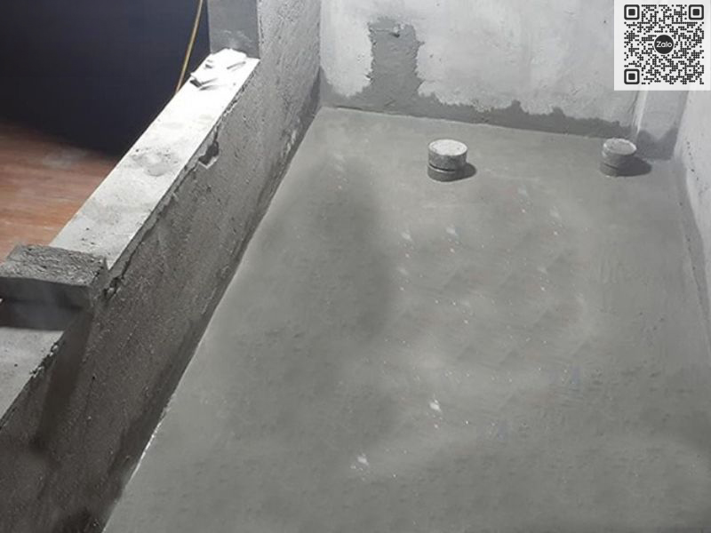 Giải Pháp Chống Thấm Gốc Xi Măng Quicseal cho nhà vệ sinh