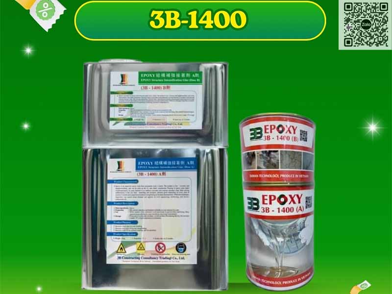 3B-1400 Epoxy Gia Cố Tăng Cường Kết Cấu