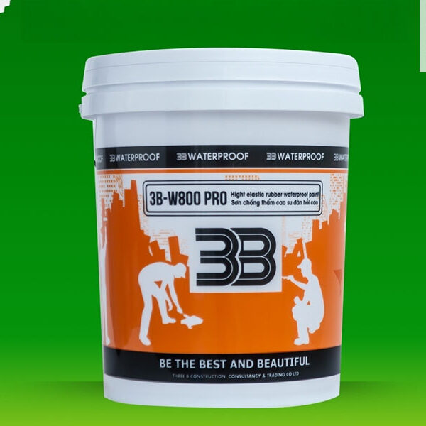 3B-W800 Pro Sơn Chống Thấm Cao Su Đàn Hồi