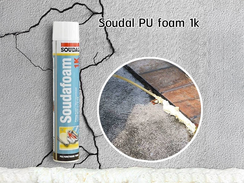 Hình ảnh thi công Keo bọt nở Soudafoam 1K