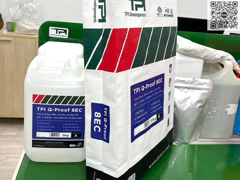 Vữa chống thấm TPI Q-Proof 8EC bộ 25Kg