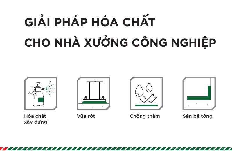 Giải pháp hóa chất cho nhà xưởng công nghiệp TPI