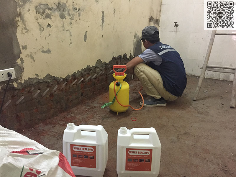 Hướng dẫn thi công chống thấm WATER SEAL DPC