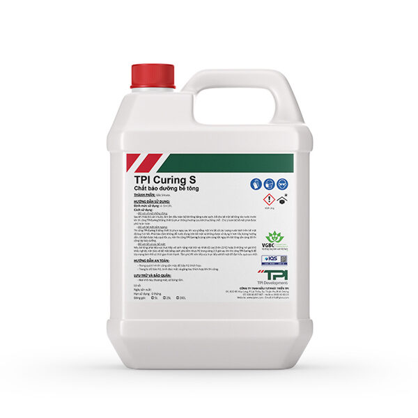 TPI CURING S | Hợp chất bảo dưỡng bê tông gốc silicat thùng 5 lít