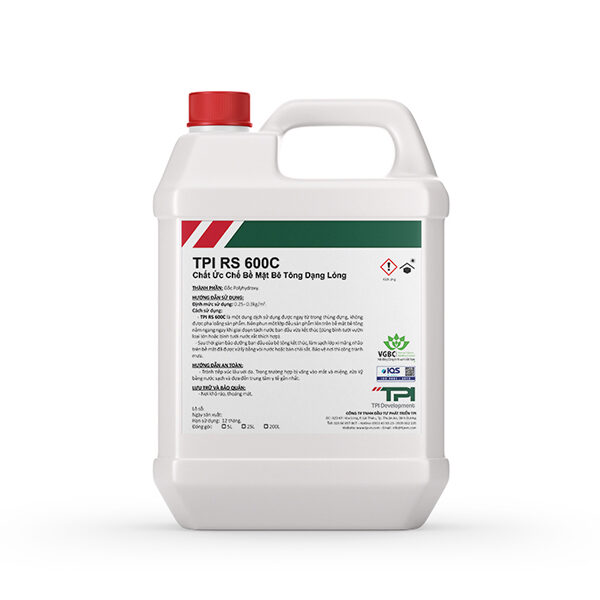 TPI RS-600C | Ức chế bề mặt bê tông (dạng lỏng, phương ngang) thùng 5 lít