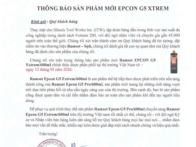 Ramset Epcon G5 Xtrem Ra Mắt Tại Việt Nam